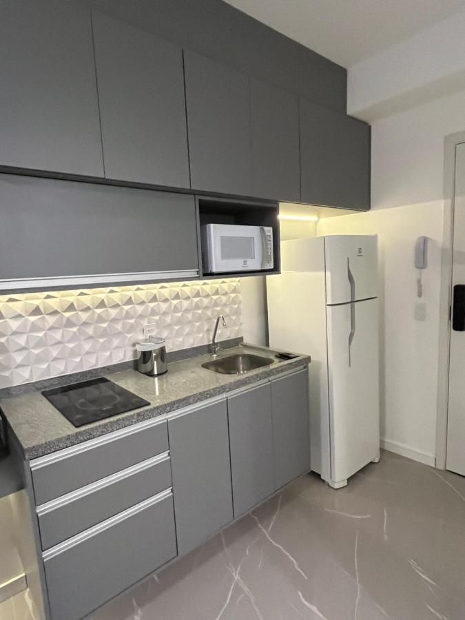 Gray One - Apto Novo, Moderno, Varanda, Poucos Passos Da Estacao Luz * Sao Paulo